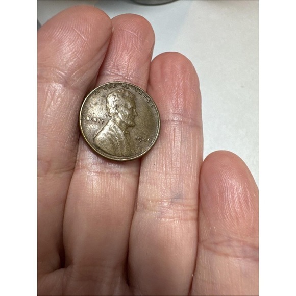 1946 Wheat Penny No Mint Mark Rare Error L Rim In Liberty Not Certified - Picture 10 of 10